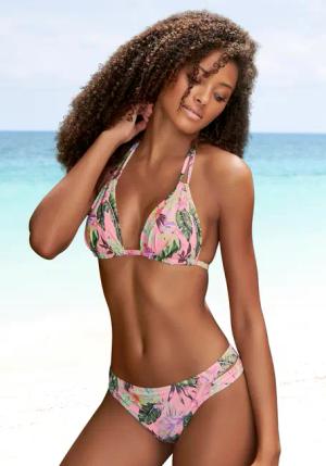S.OLIVER Bikini-Hose Damen rose-bedruckt Gr.42