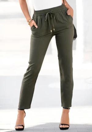 LASCANA Schlupfhose Damen khaki Gr.42