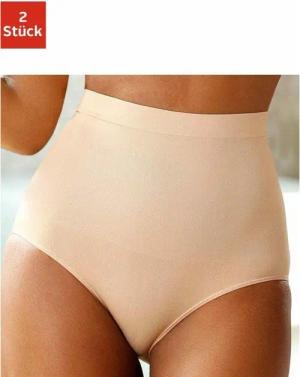 PETITE FLEUR Shapingslip Damen caramel+schwarz Gr.L (44/46)