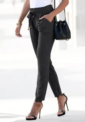 LASCANA Schlupfhose Damen schwarz Gr.40
