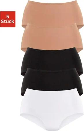 PETITE FLEUR Taillenslip Damen beige, schwarz, weiß Gr.40/42