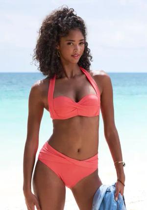 LASCANA Bikini-Hose Damen koralle Gr.44