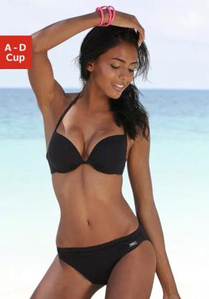 BUFFALO Push-Up-Bikini-Top Damen schwarz Gr.40 Cup D