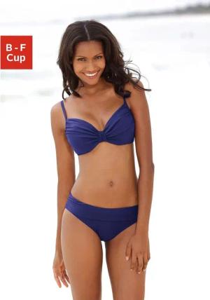 LASCANA Bügel-Bikini Damen blau Gr.38 Cup C