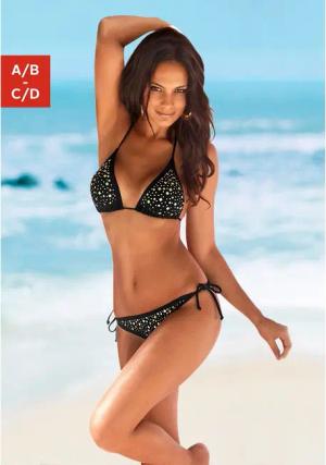 JETTE Triangel-Bikini Damen schwarz Gr.40 Cup A/B