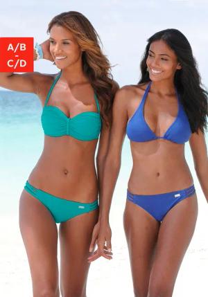 BUFFALO Triangel-Bikini-Top Damen blau Gr.38 Cup A/B