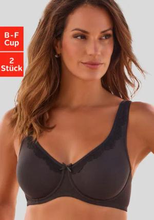NUANCE Minimizer-BH Damen weiß+schwarz Gr.85C