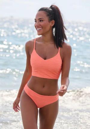 SUNSEEKER Crop-Bikini-Top Damen peach Gr.34 Cup C/D
