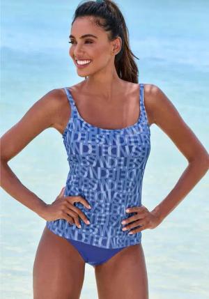 ELBSAND Bikini-Hose Damen blau Gr.42