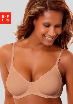 LASCANA T-Shirt-BH Damen caramel Gr.90B