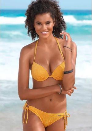 BUFFALO Push-Up-Bikini Damen gelb Gr.36 Cup C
