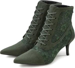 LASCANA Schnürstiefelette Damen olivgrün Gr.40