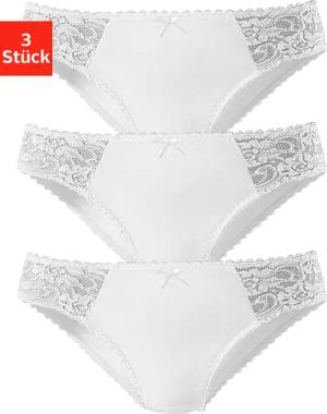PETITE FLEUR Jazz-Pants Slips Damen weiß Gr.56/58
