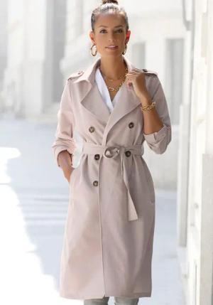 LASCANA Trenchcoat Damen beige Gr.46