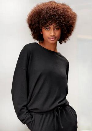 LASCANA Strickpullover Damen schwarz Gr.40/42