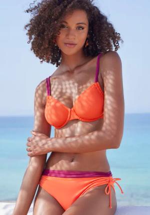 S.OLIVER Bikini-Hose Damen orange-berry Gr.38