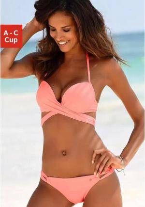 S.OLIVER Push-Up-Bikini Damen peach Gr.38 Cup B