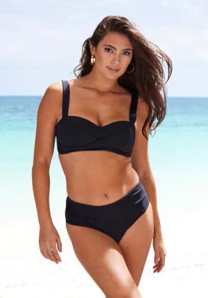 LASCANA Bikini-Hose Damen schwarz Gr.40