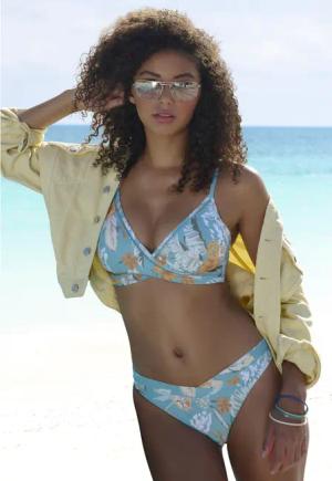 SUNSEEKER Bikini-Hose Damen aqua bedruckt Gr.42