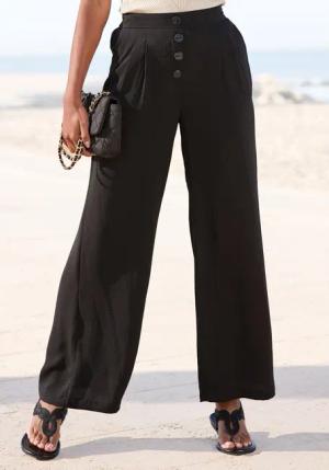 LASCANA Palazzohose Damen schwarz Gr.40