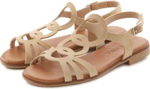 LASCANA Sandale Damen beige Gr.42