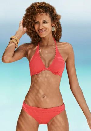 LASCANA Bikini-Hose Damen rot Gr.36