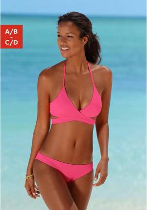 BENCH. Triangel-Bikini Damen pink Gr.38 Cup C/D