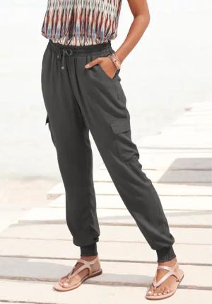 LASCANA Schlupfhose Damen khaki Gr.40