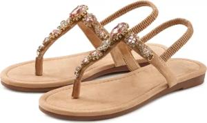 LASCANA Zehentrenner Damen beige Gr.38
