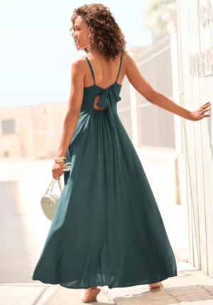 LASCANA Maxikleid Damen dunkelgrün Gr.40