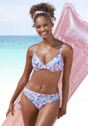 S.OLIVER Bikini-Hose Damen lila-bedruckt Gr.38