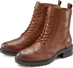 LASCANA Schnürboots Damen braun Gr.40
