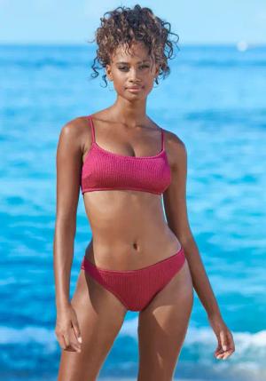 VIVANCE Bikini-Hose Damen bordeaux Gr.M (38/40)