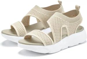 LASCANA Sandale Damen beige Gr.41