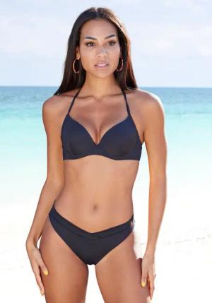 LASCANA Bikini-Hose Damen schwarz Gr.44