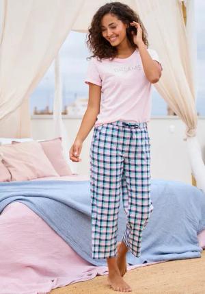 S.OLIVER Damen Pyjamaoberteil rosa Gr.44/46
