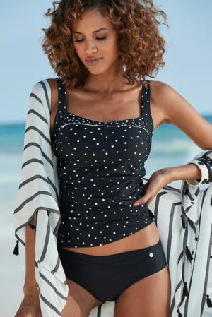LASCANA Bikini-Hose Damen schwarz Gr.48