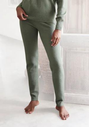 LASCANA Strickhose Damen grün Gr.44/46