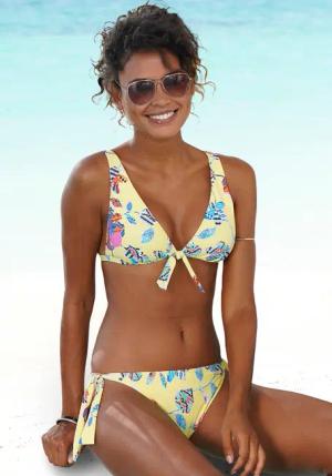 SUNSEEKER Bikini-Hose Damen gelb-bunt Gr.32