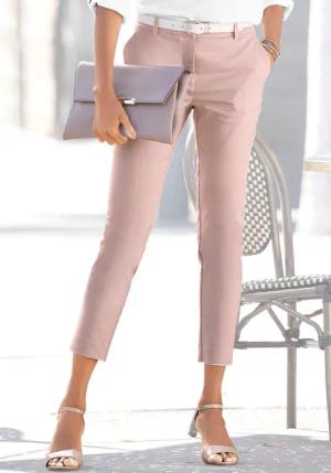 LASCANA Chinohose Damen rosé Gr.38