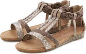 LASCANA Sandale Damen taupe Gr.42