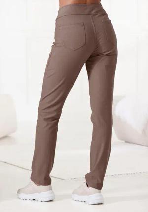 H.I.S Schlupfhose Damen taupe Gr.40/42