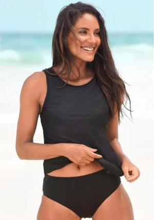 LASCANA Bikini-Hose Damen schwarz Gr.46
