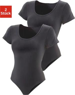 VIVANCE T-Shirt-Body Damen schwarz Gr.36/38