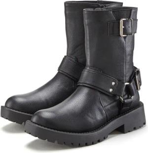 LASCANA Bikerboots Damen schwarz Gr.38