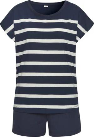 S.OLIVER Damen Shorty dunkelblau-weiß-gestreift Gr.36/38