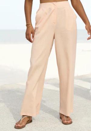 BUFFALO Leinenhose Damen apricot Gr.44