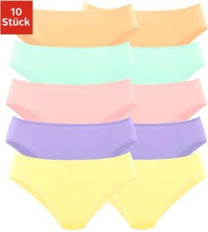 PETITE FLEUR Bikinislip Damen orange, grün, rosa, lila, gelb Gr.36/38
