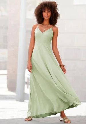 LASCANA Maxikleid Damen pistazie Gr.42