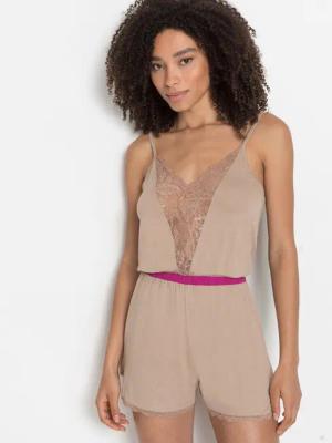 LASCANA Damen Kurzoverall nougat Gr.42